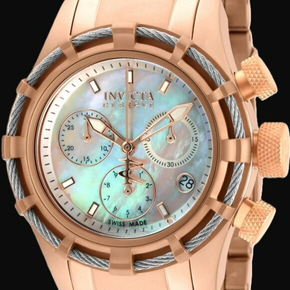 Invicta Reserve Bolt Swiss Ronda 5040.D Caliber Women's Watch w/ Mother of Pearl - Picture 3 of 11